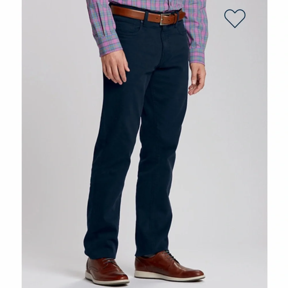 Cutter & Buck Men’s Voyager Chino Pants in Liberty Navy NWT 33X34